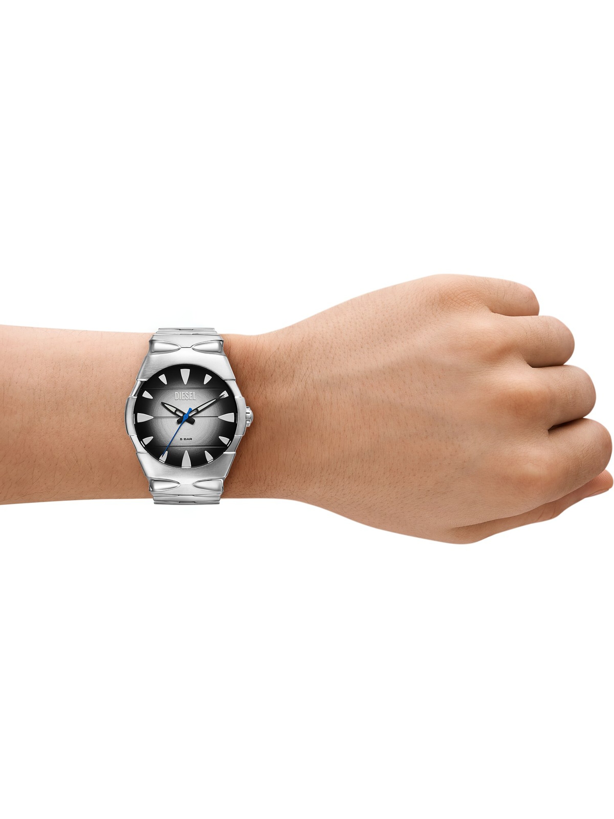 DIESEL Zegarek analogowy 'D-Sruptor' w kolorze srebrny