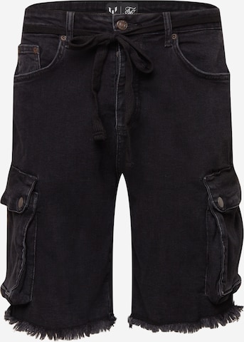 SikSilk - regular Pantalón vaquero cargo en negro: frente