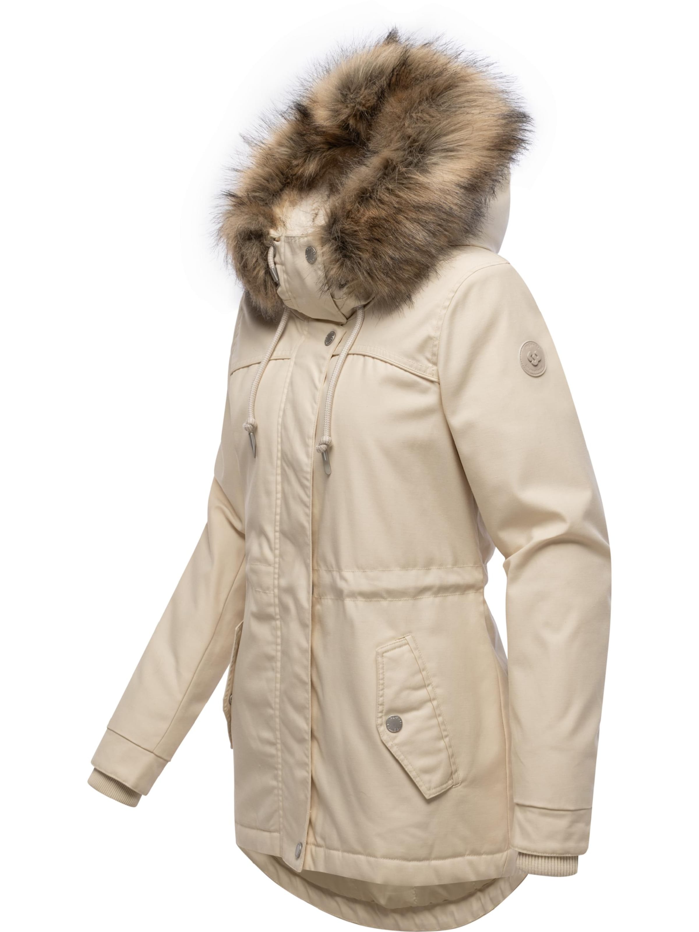 Ragwear Winterparka 'Tawny Short' in Beige