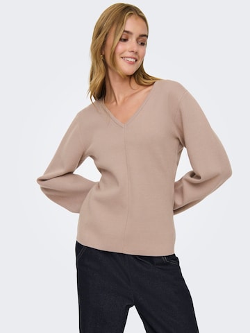 Pull-over 'ONLVIOLA' ONLY en beige
