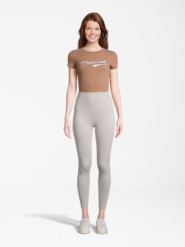 AÉROPOSTALE Skinny Leggings i grå