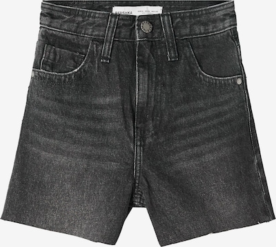 Bershka Farkut värissä musta denim / hopea, Tuotenäkymä