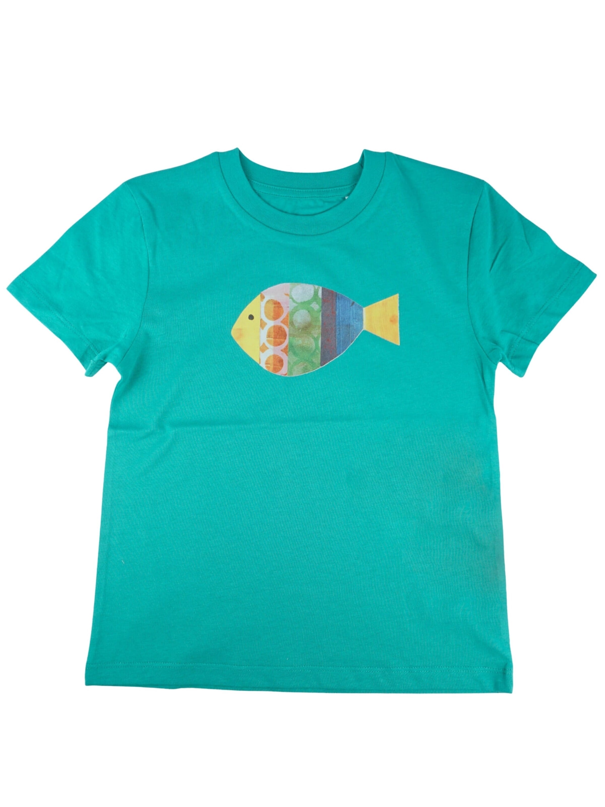 MelaDi Shirt 'Fisch' in Green: front