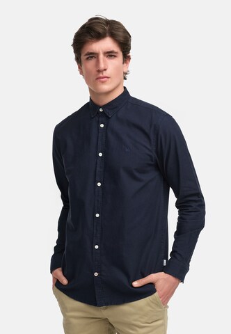 Fit confort Chemise 'KSAsk' Kronstadt en bleu : devant
