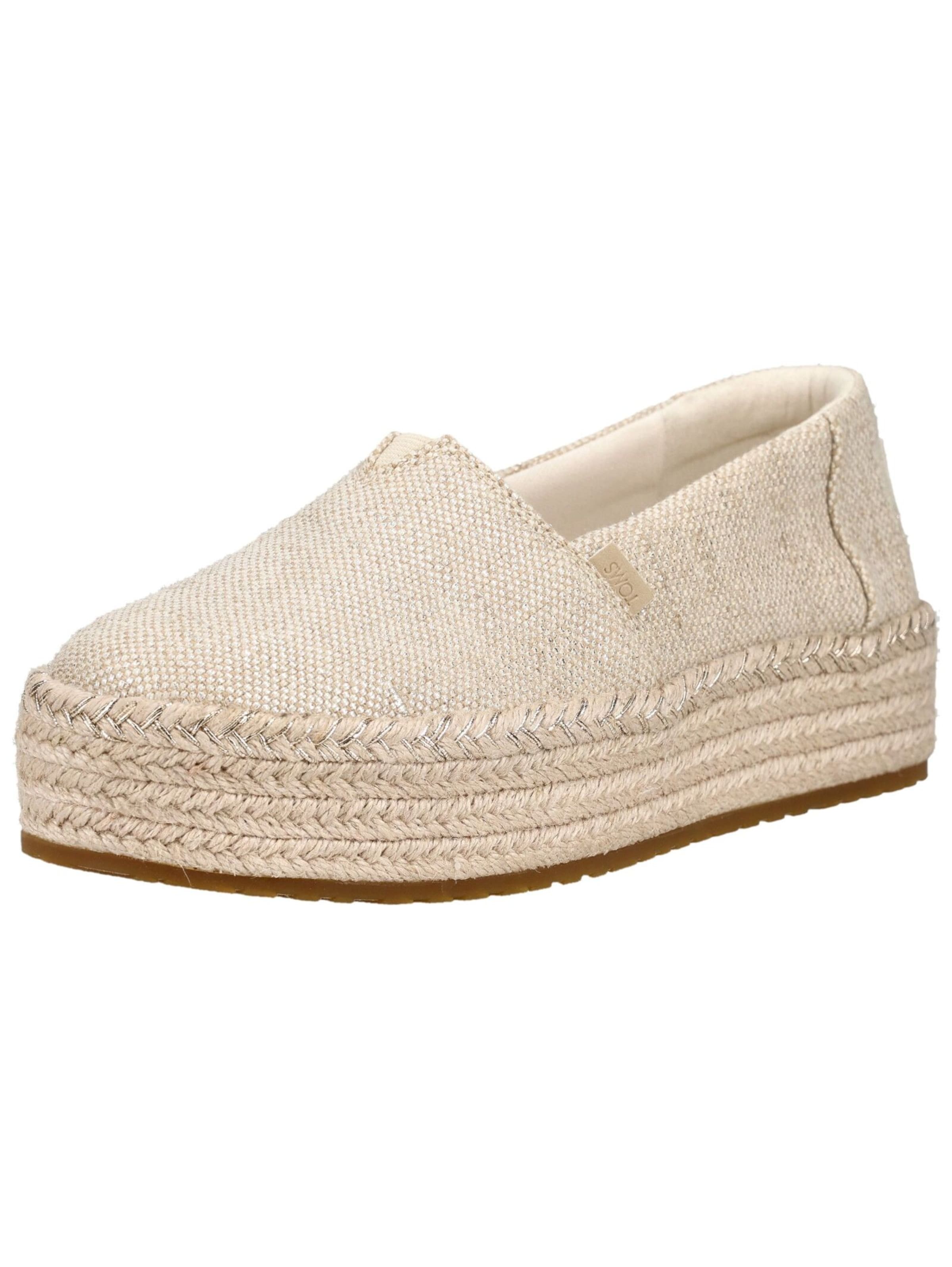 Espadrillas di TOMS in beige: frontale