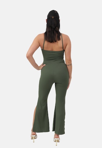 Tuta jumpsuit di Elara in verde