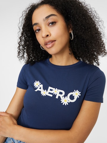 AÉROPOSTALE T-Shirt 'DAISYS' in Blau