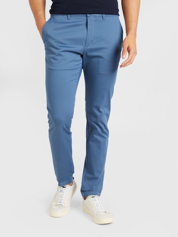 TOMMY HILFIGER Slimfit Chino 'Bleecker' in Blauw: voorkant