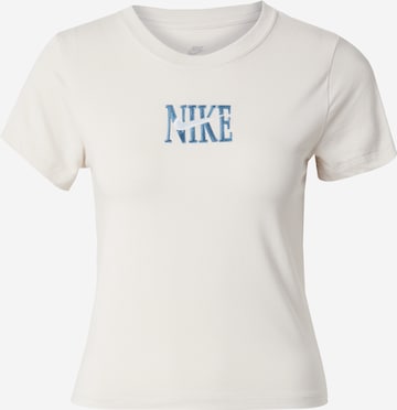 Nike Sportswear T-shirt i vit: framsida