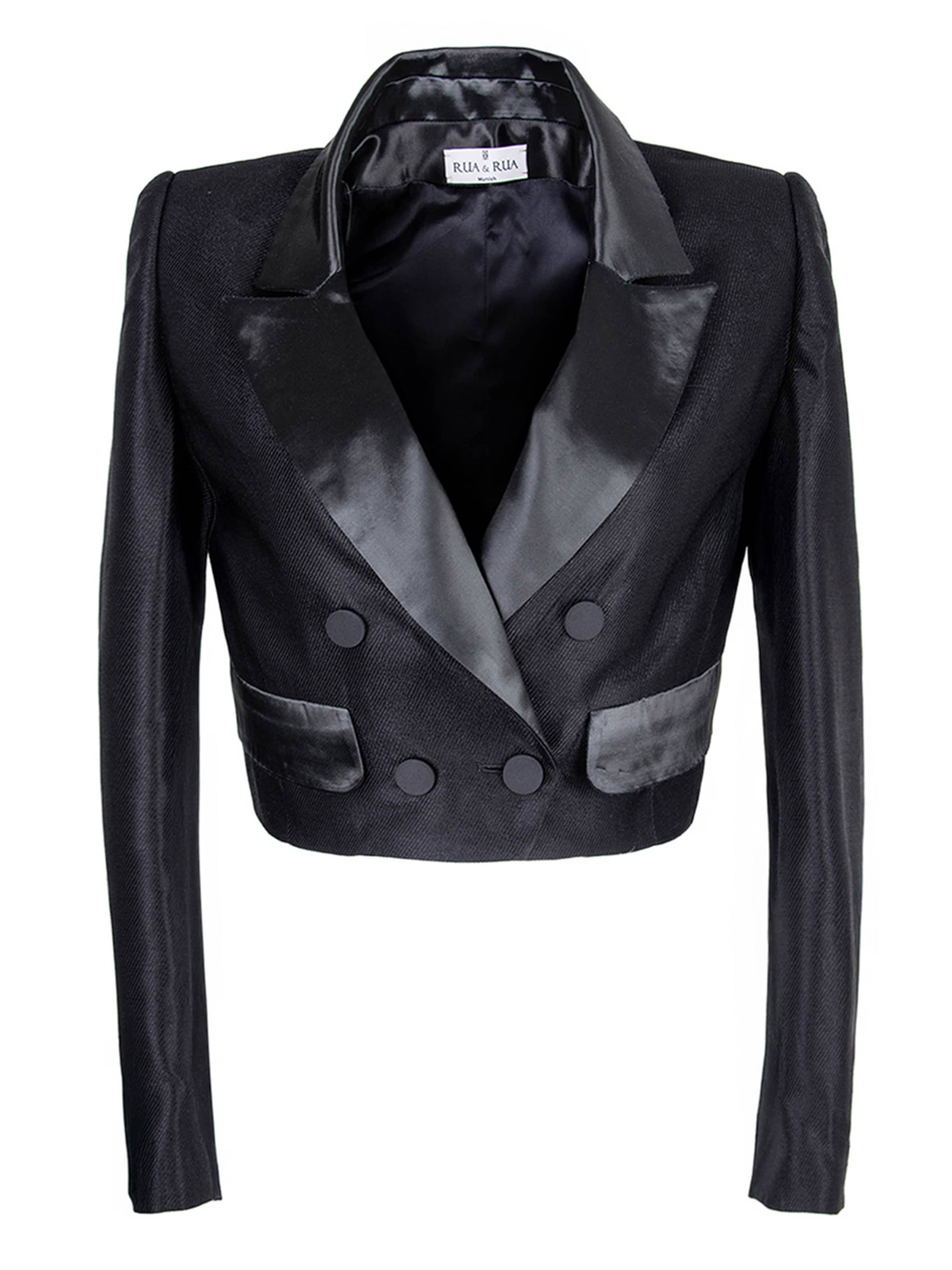 Rua & Rua Blazer in Black: front