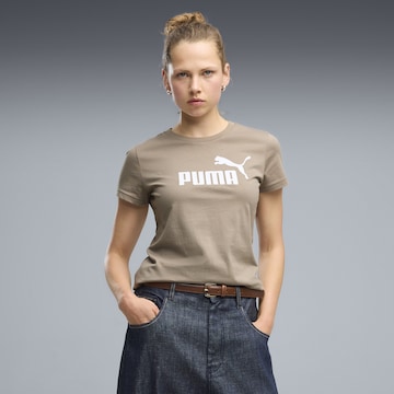 PUMA Performance shirt 'ESS No. 1' in Beige: front