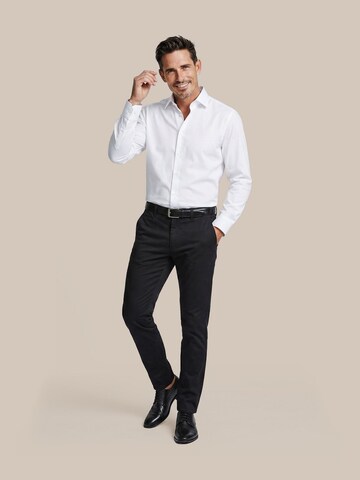 OLYMP Regular fit Button Up Shirt 'Luxor' in White: front