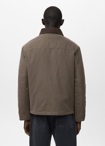 MANGO MAN Between-Season Jacket 'Chester' in Brown