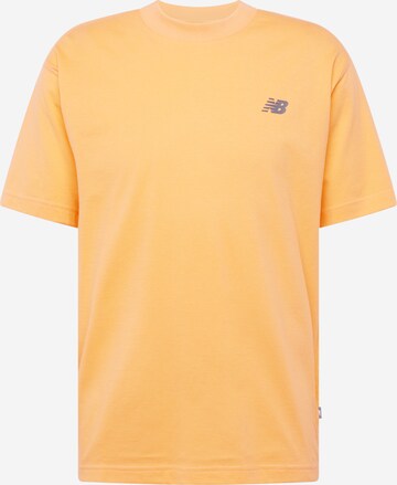 T-Shirt new balance en orange : devant