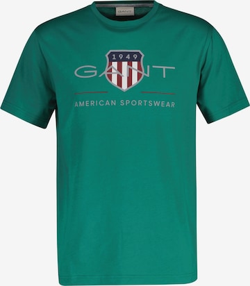 GANT - Camiseta en verde: frente