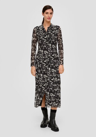 s.Oliver BLACK LABEL Kleid in Grau: Vorderseite