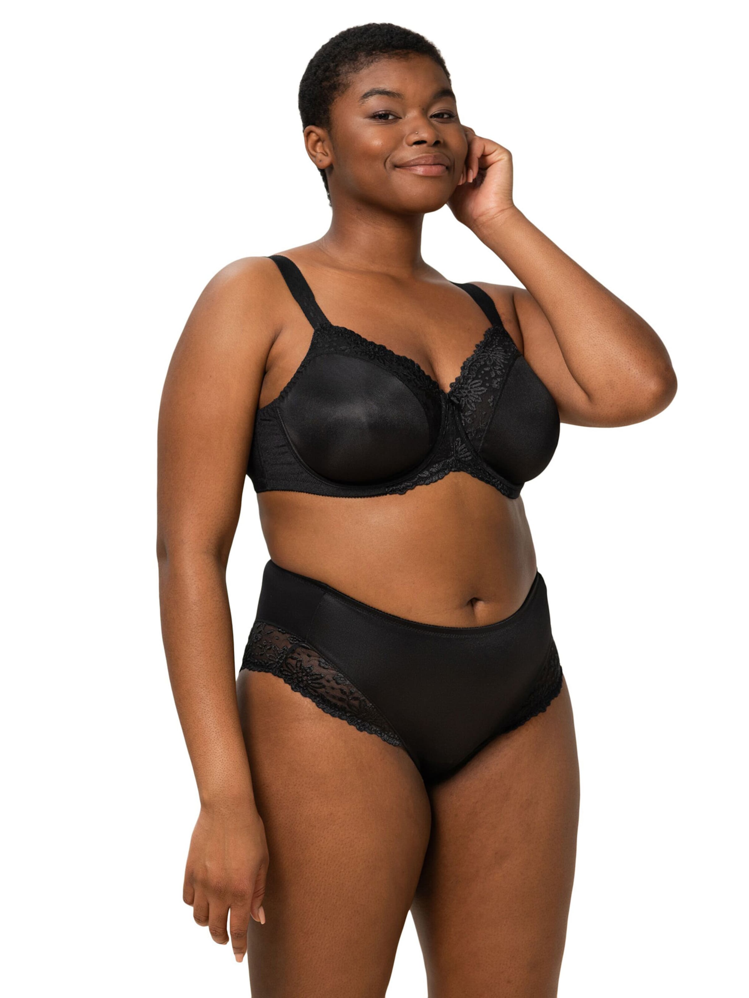 TRIUMPH Minimálisra csökkentő Melltartó 'Ladyform' - fekete