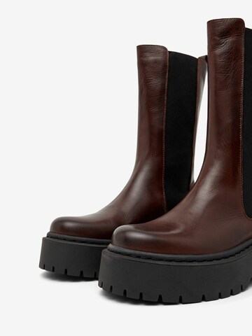 Chelsea Boots 'Deb' Bianco en marron