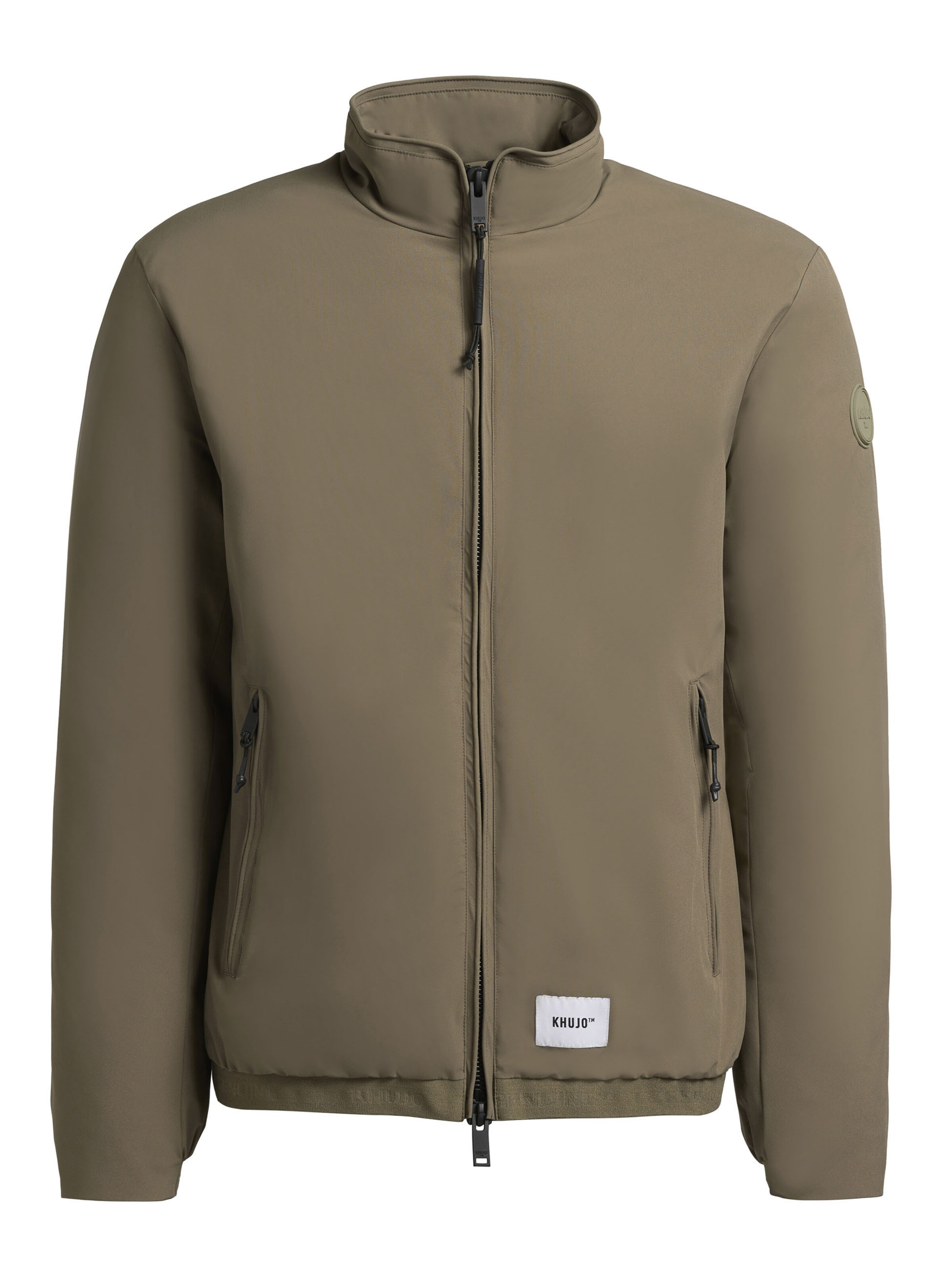 khujo Jacke 'Oke' in Grün: Vorderseite
