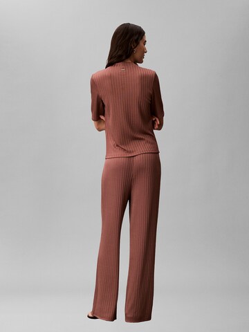 Wide Leg Pantalon Calvin Klein en marron