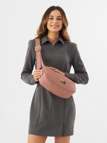 Sac bandoulière 'ZEPHYR' NOBO en rose : devant
