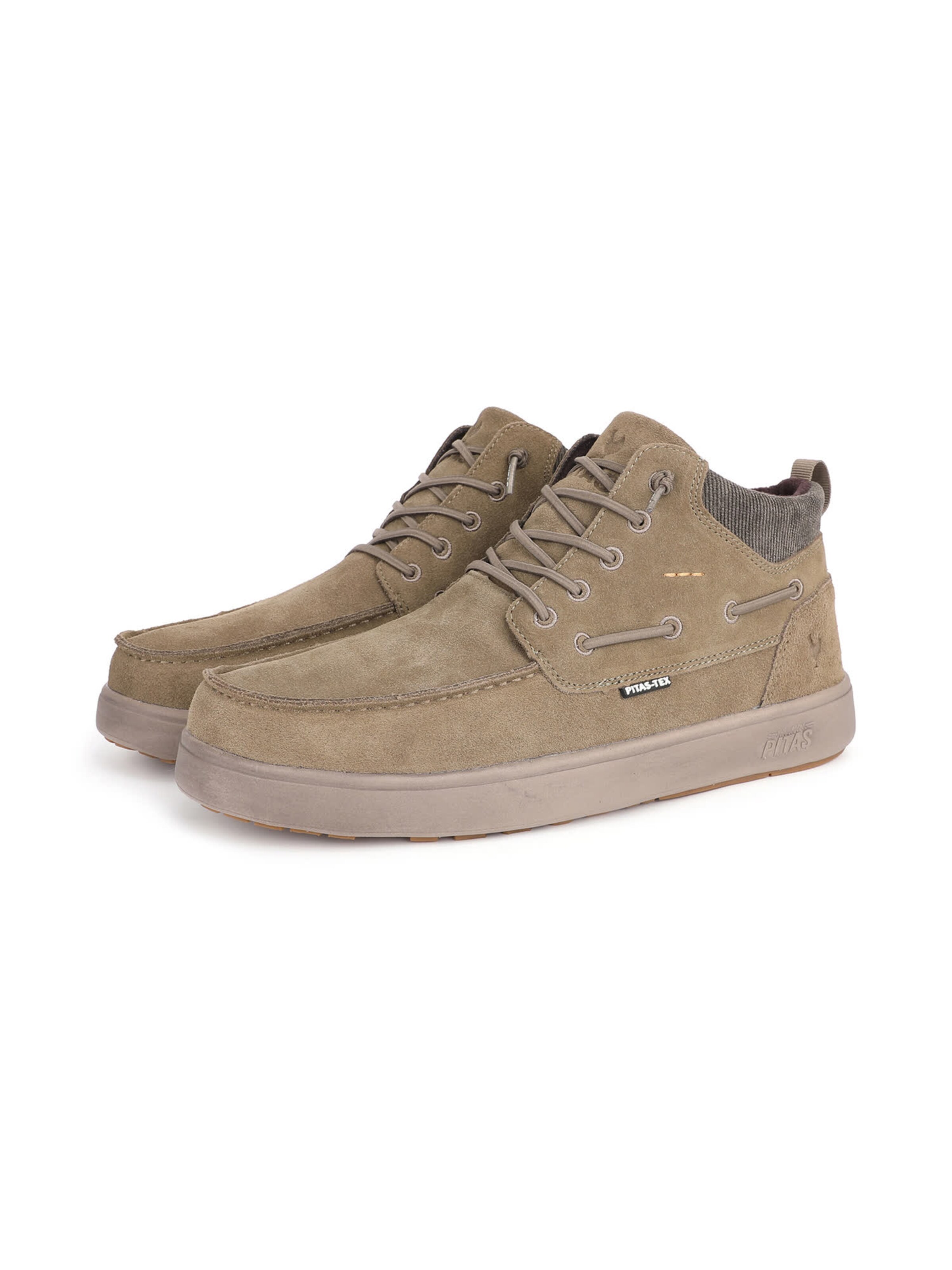 Walk In Pitas Lace-up boots 'Kent II' in Green: front
