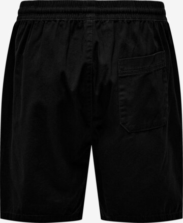 Only & Sons Regular Shorts 'Tel' in Schwarz