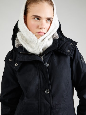 HOLLISTER Winter Parka in Black