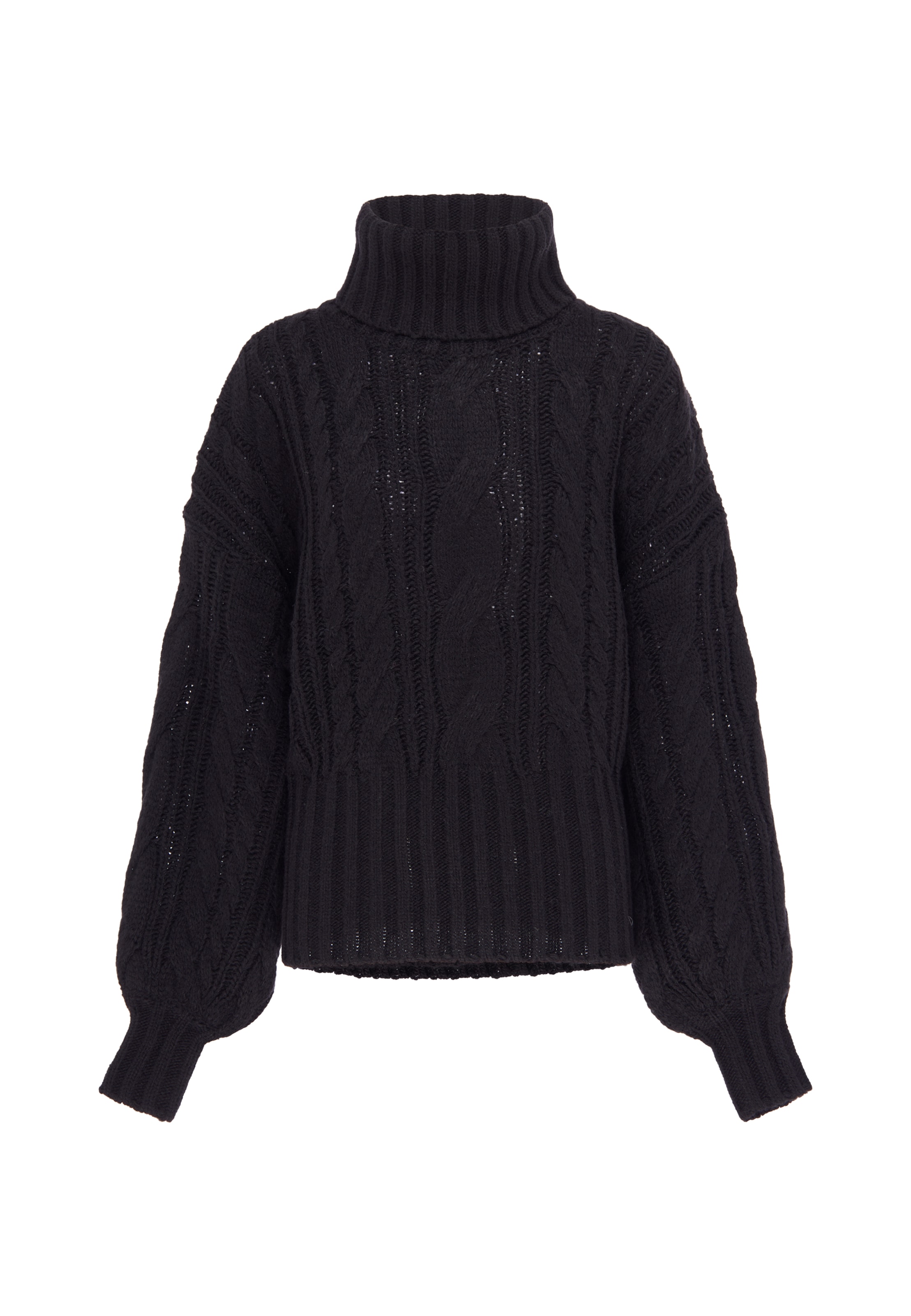 Pull-over DreiMaster Vintage en noir : devant