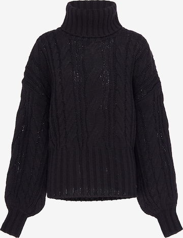 Pull-over DreiMaster Vintage en noir : devant