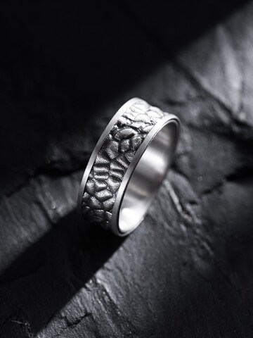 REYTEL Ring 'STONE WALLS' in Zilver