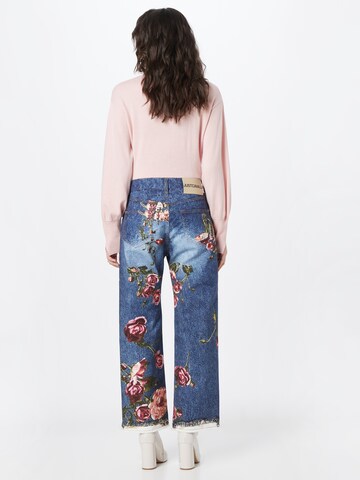 Wide leg Jeans de la Just Cavalli pe albastru