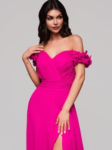 Ombre Abendkleid‌‌‌‌‌‌‌ in Pink