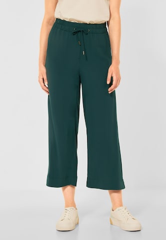 CECIL Loose fit Pants in Green: front