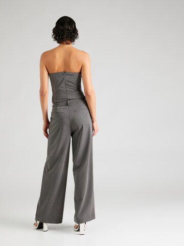 Wide Leg Pantalon minimum en gris