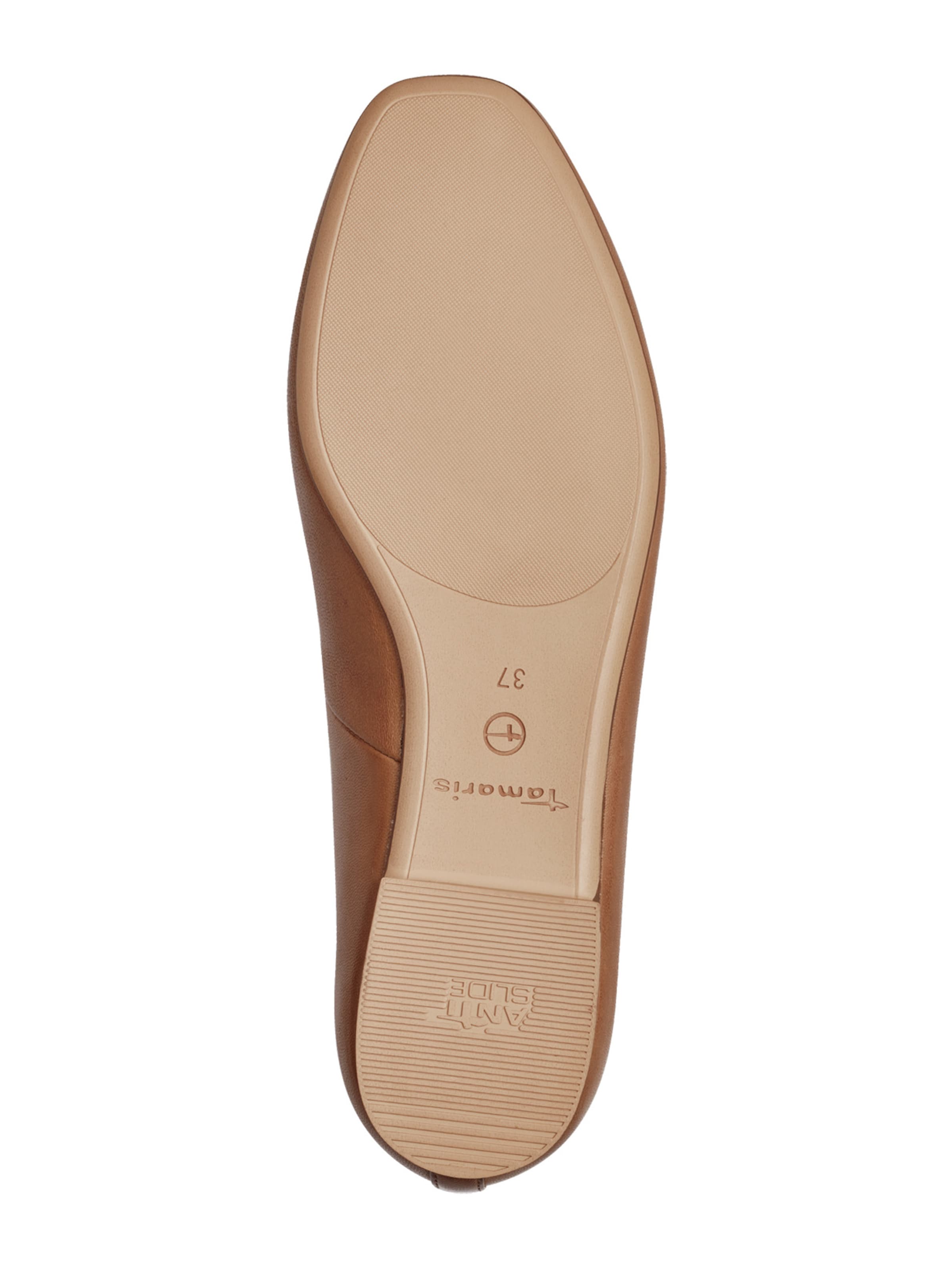 Tamaris Ballet Flats with Strap in Brown