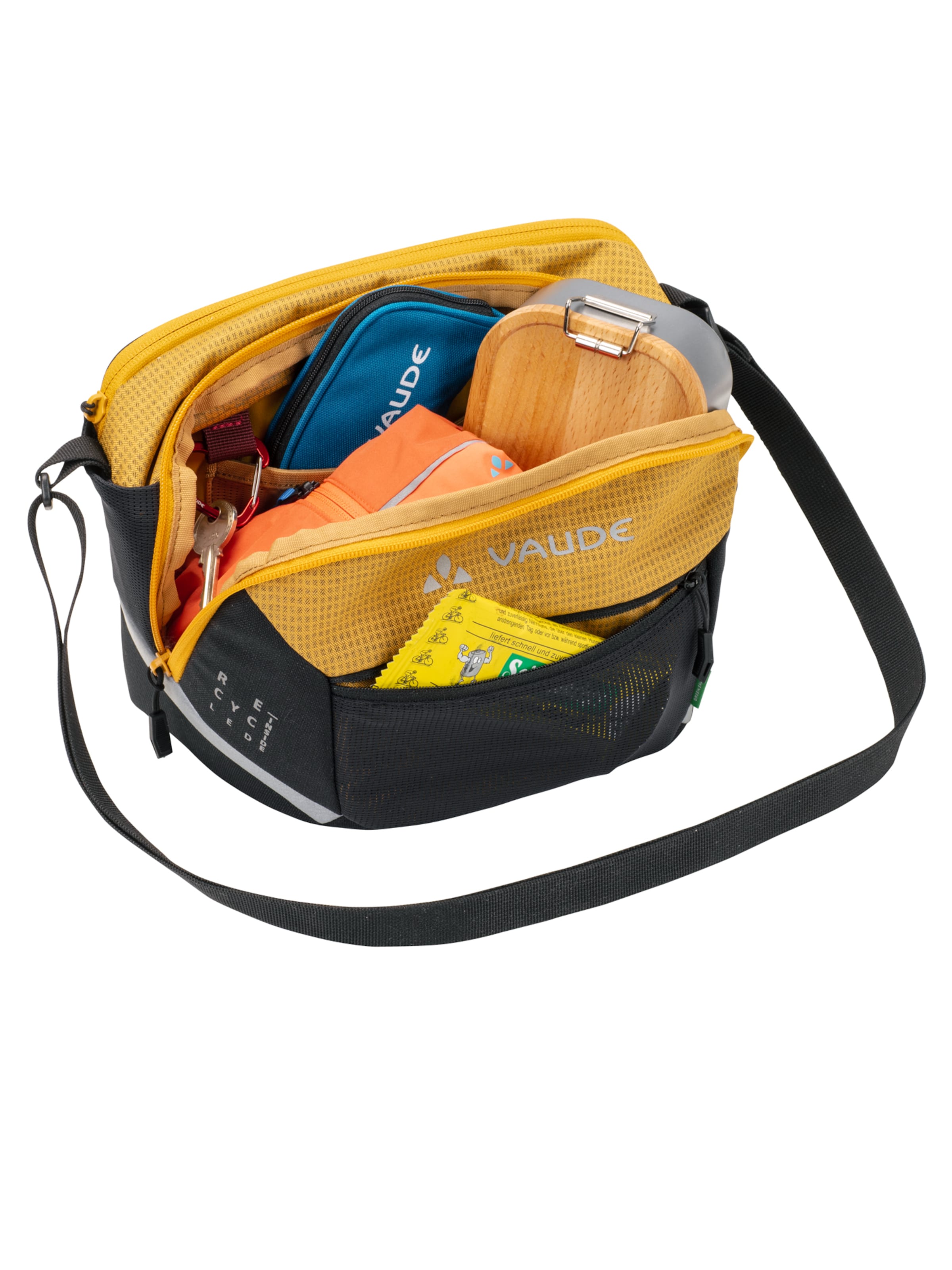 VAUDE Sports bag 'Cycle Box' in Yellow