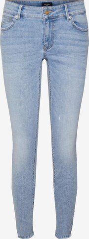 VERO MODA Skinny Jeans 'ROBYN' i blå: framsida