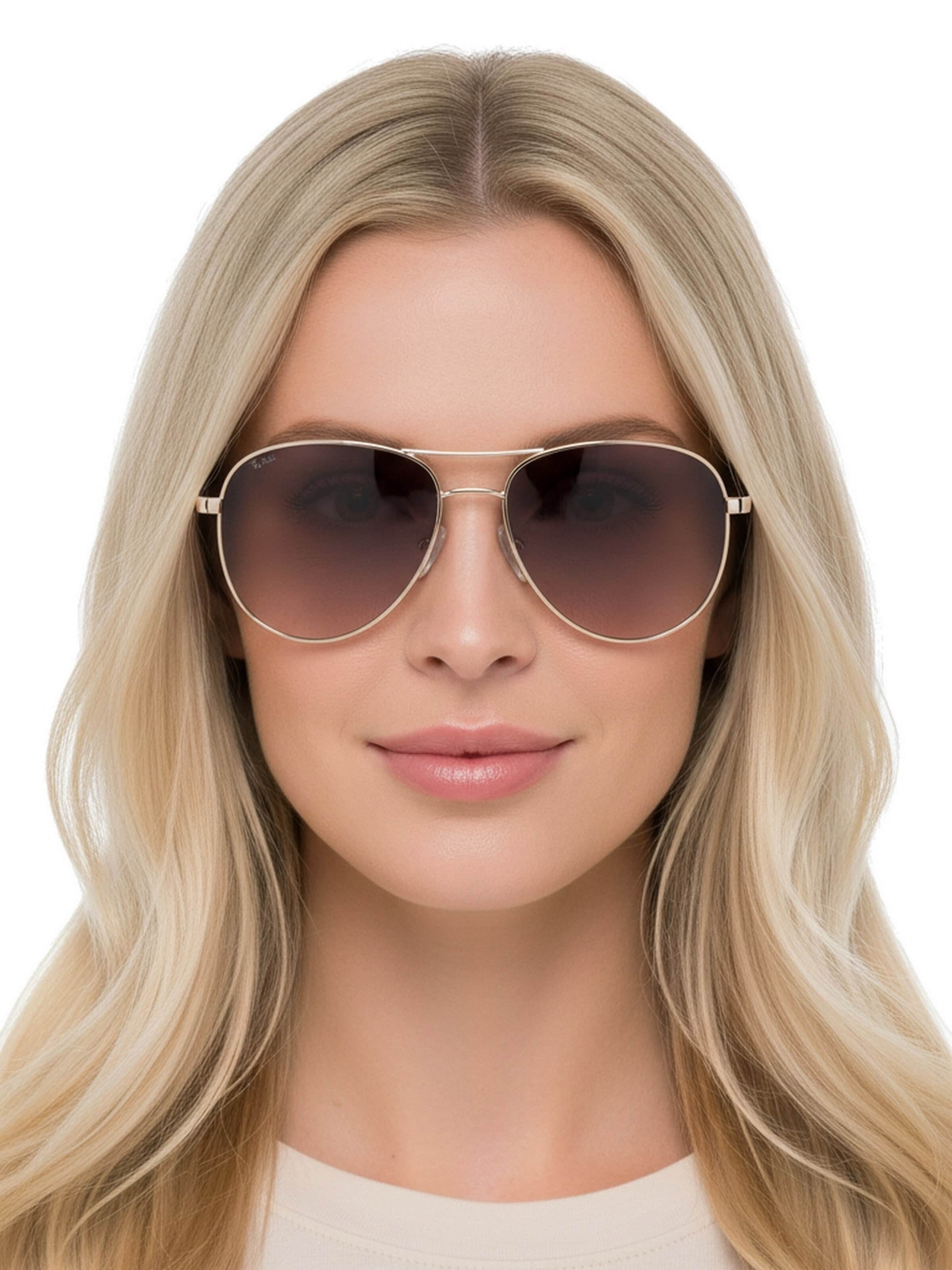 GUESS Γυαλιά ηλίου 'Sonnenbrille' σε χρυσό: μπροστά