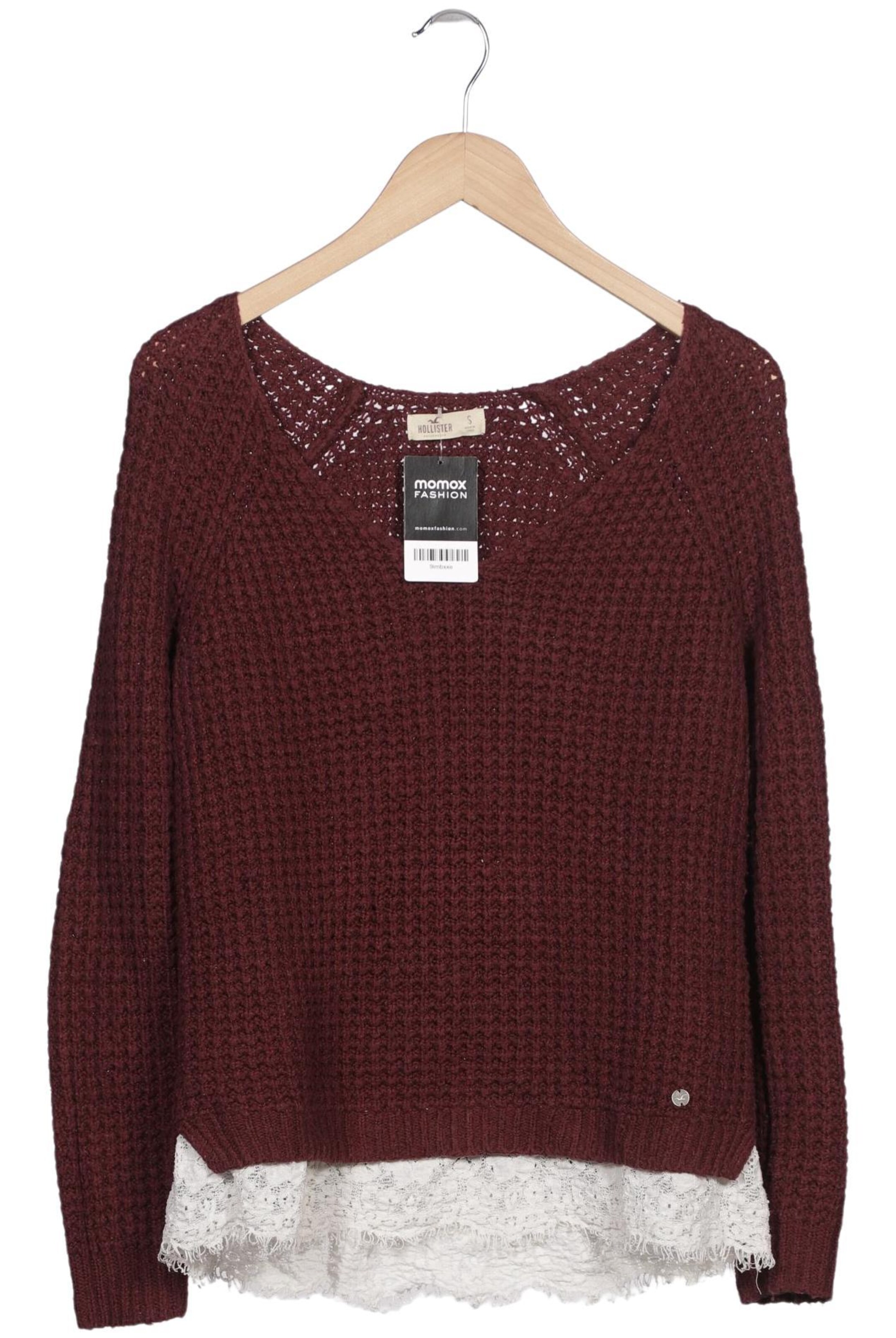 HOLLISTER Sweater & Cardigan in S in Red: front