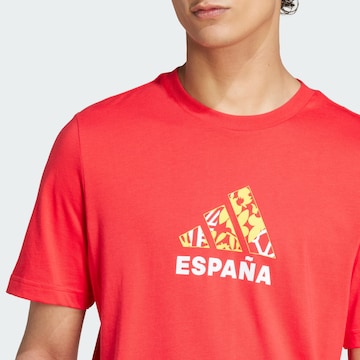 ADIDAS PERFORMANCE Functioneel shirt 'Spain Football Fan' in Rood