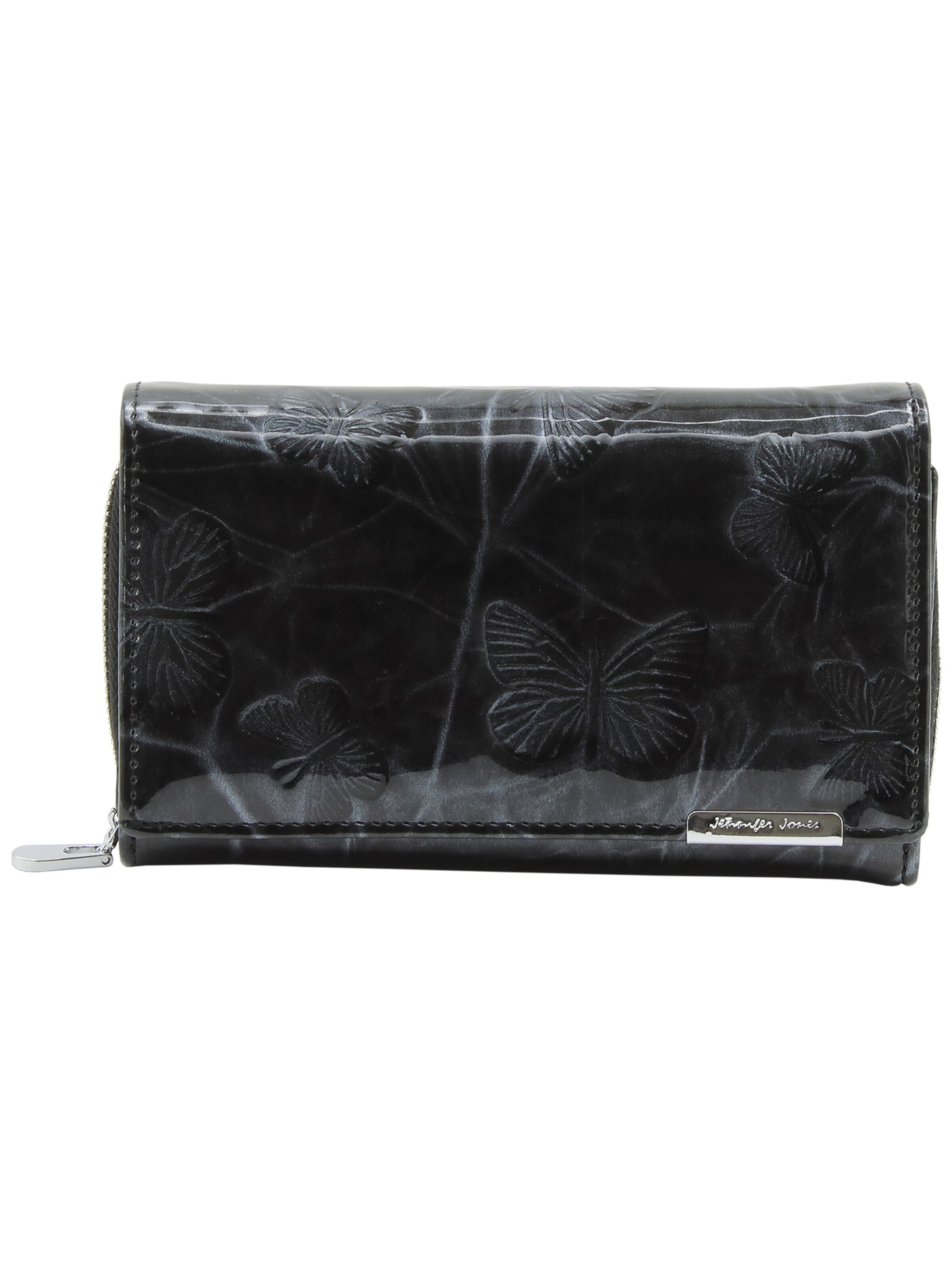Jennifer Jones Wallet in Black: front