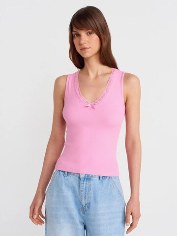 Dilvin Top 'Blusen' in Pink: front