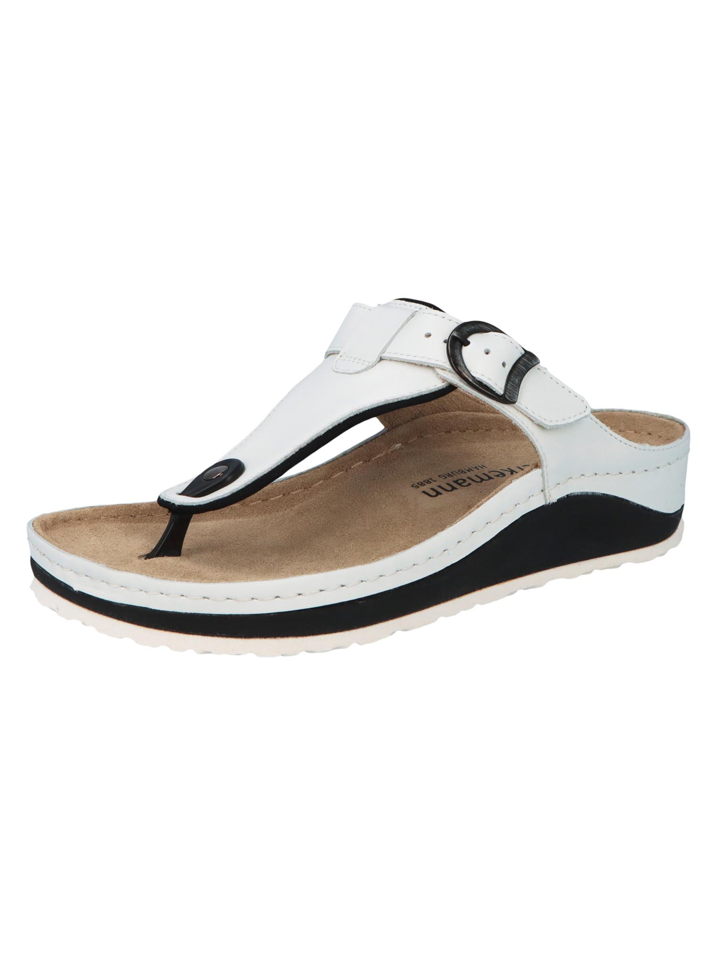 BERKEMANN Teenslipper 'Mila' in Wit