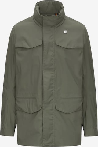 K-Way Between-season jacket 'K-WAY MANUEL STRETCH NYLON JERSEY GIUBBINO' in Green: front