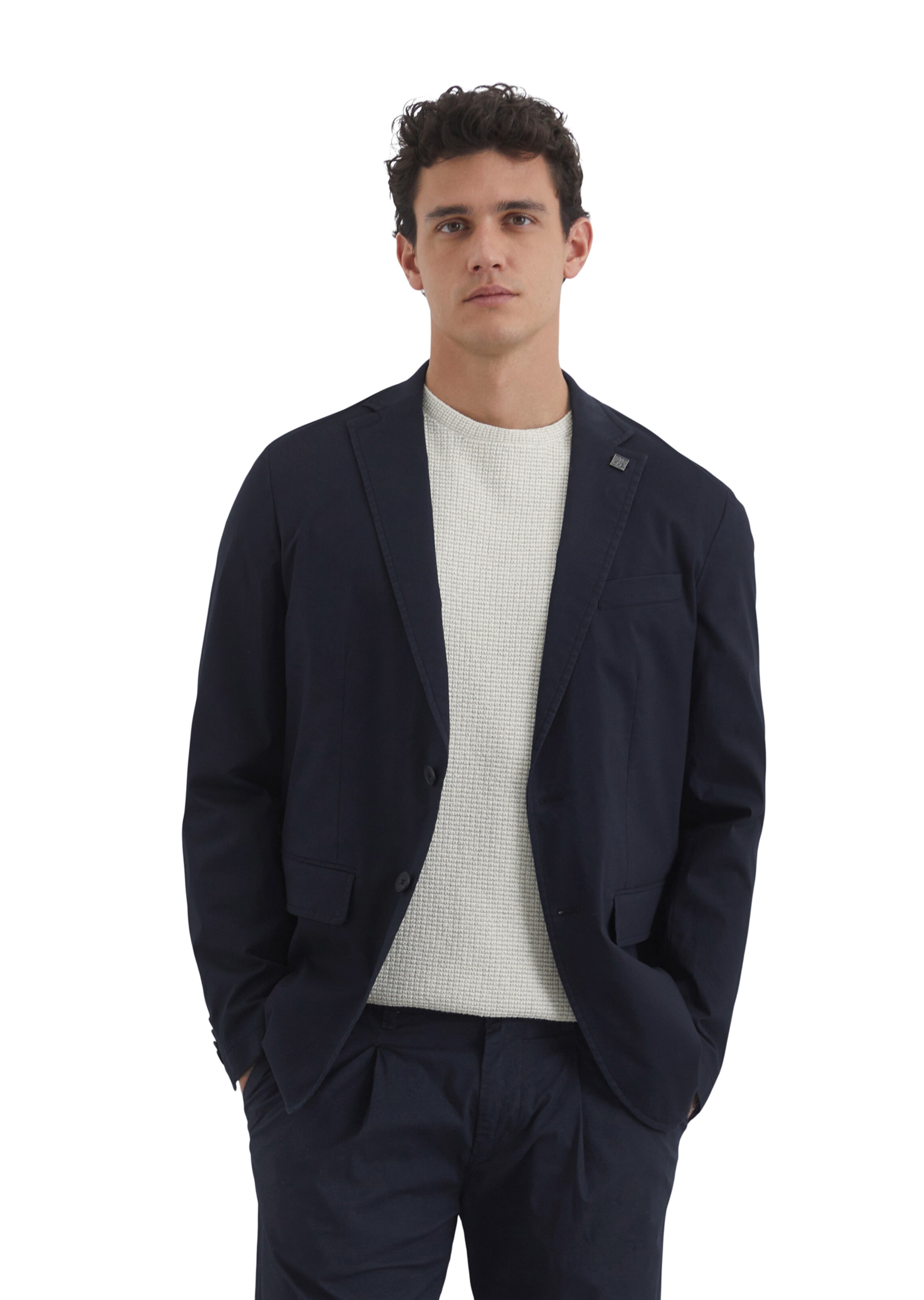 Marc O'Polo Slim Fit Sakko in Blau: Vorderseite