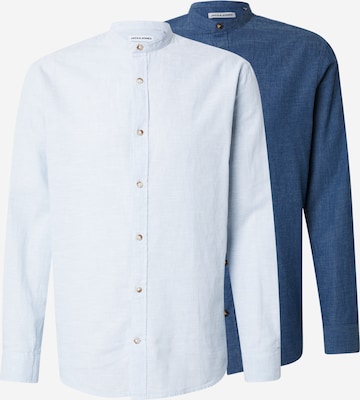 JACK & JONES Regularny krój Koszula 'JJESUMMER' w kolorze niebieski: przód