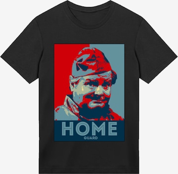F4NT4STIC Shirt 'TV Times Benny Hill Home Guard' in Black: front