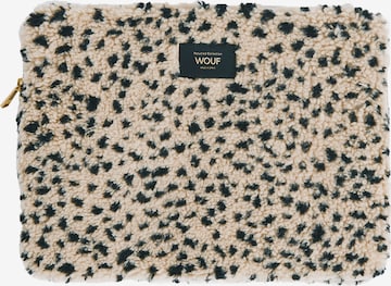 Sac d’ordinateur portable Wouf en beige : devant