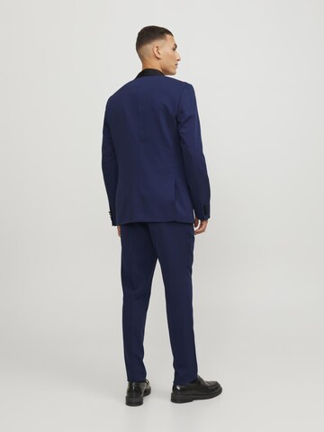 Coupe slim Pantalon à plis 'Franco ' JACK & JONES en bleu